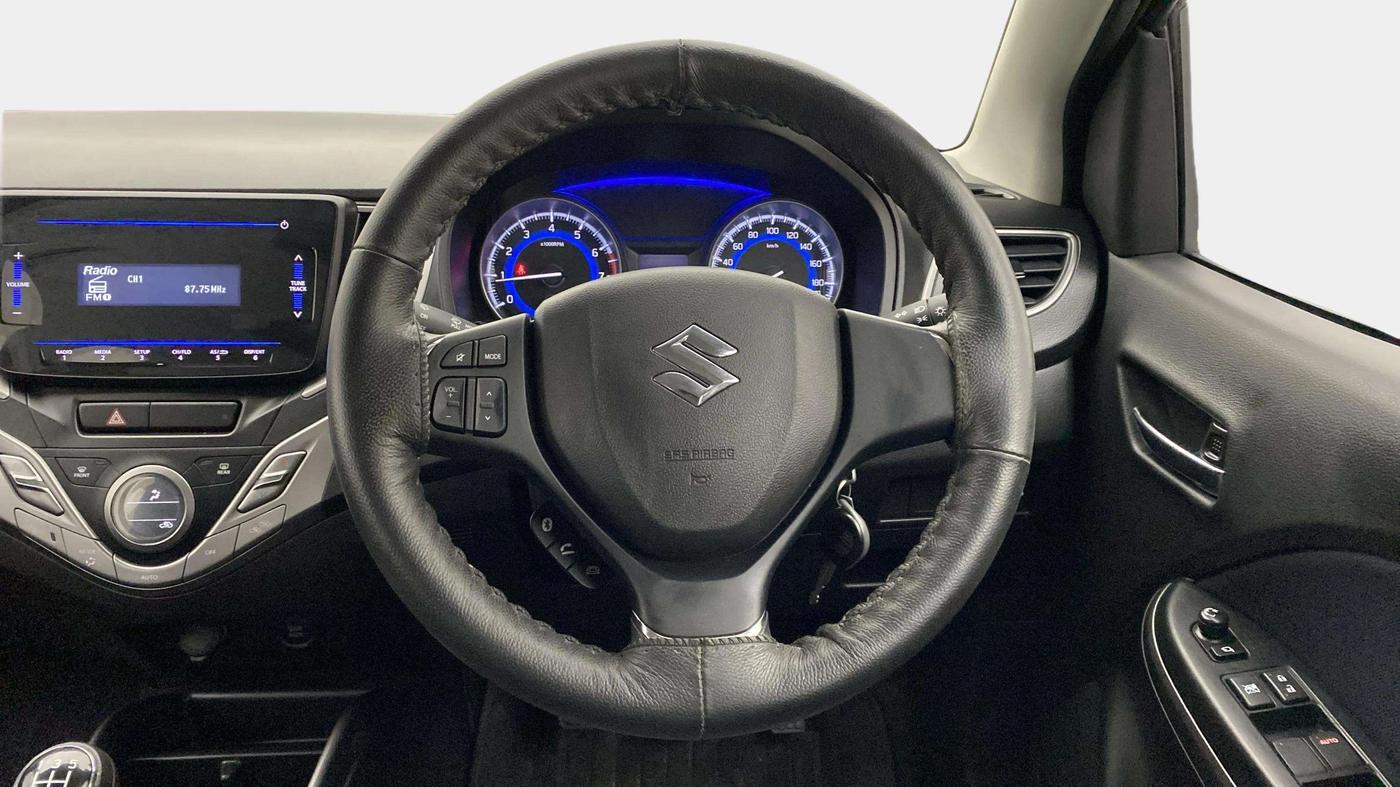 2020 Maruti Baleno DELTA PETROL 1.2, Petrol, Manual, 16,906 km, Steering Wheel Close Up