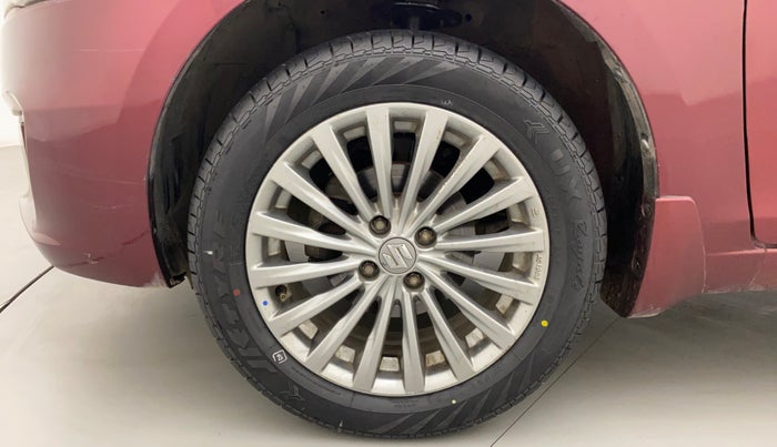 2017 Maruti Ciaz ALPHA 1.4 PETROL, Petrol, Manual, 89,068 km, Left Front Wheel