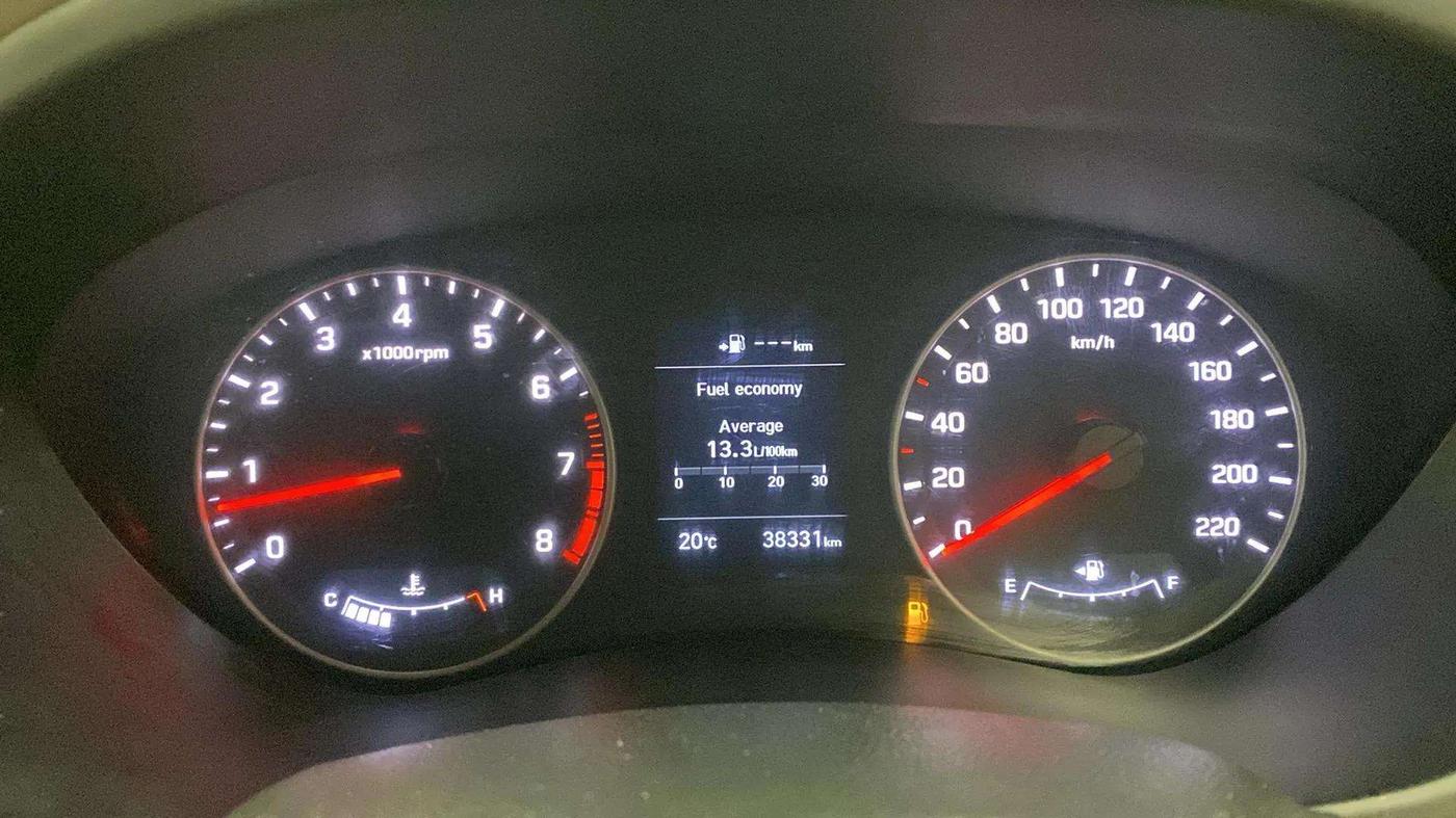 2019 Hyundai Elite i20 ASTA 1.2 (O), Petrol, Manual, 38,302 km, Odometer Image
