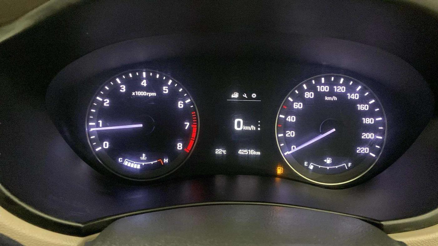 2017 Hyundai Elite i20 ASTA 1.2 (O), Petrol, Manual, 42,580 km, Odometer Image