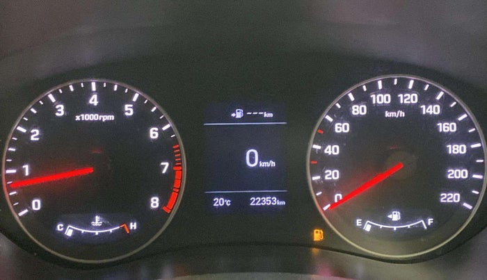 2018 Hyundai Elite i20 ASTA 1.2 (O), Petrol, Manual, 22,329 km, Odometer Image