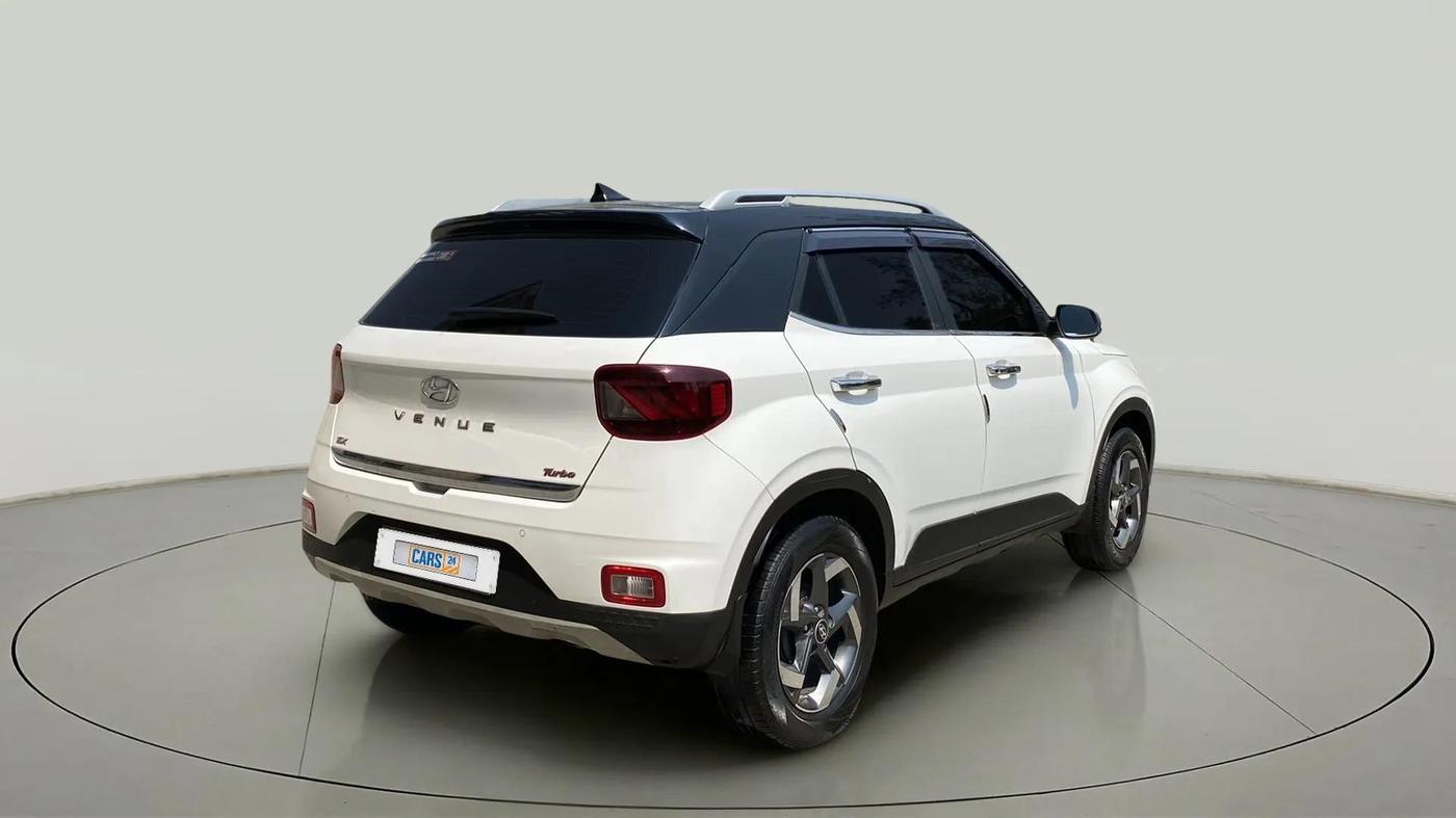 2020 Hyundai VENUE SX 1.0 (O) TURBO, Petrol, Manual, 28,064 km, Right Back Diagonal