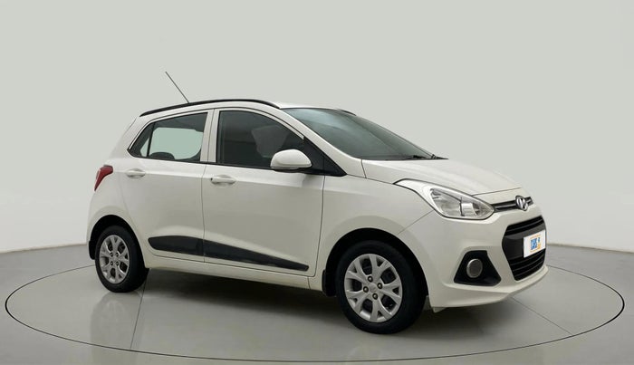 2015 Hyundai Grand i10 SPORTZ 1.2 KAPPA VTVT, Petrol, Manual, 15,719 km, Right Front Diagonal