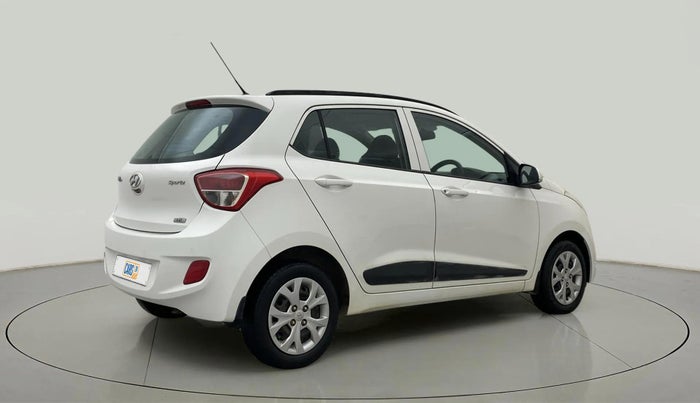 2015 Hyundai Grand i10 SPORTZ 1.2 KAPPA VTVT, Petrol, Manual, 15,719 km, Right Back Diagonal