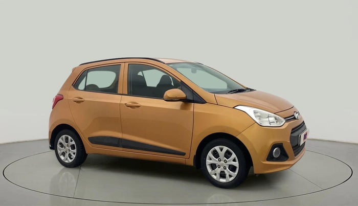 2015 Hyundai Grand i10 SPORTZ 1.2 KAPPA VTVT, Petrol, Manual, 41,447 km, Right Front Diagonal