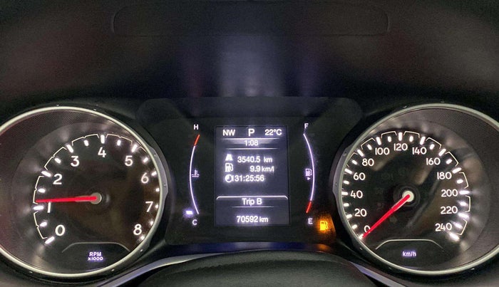 2019 Jeep Compass LIMITED 1.4 PETROL AT, Petrol, Automatic, 70,540 km, Odometer Image