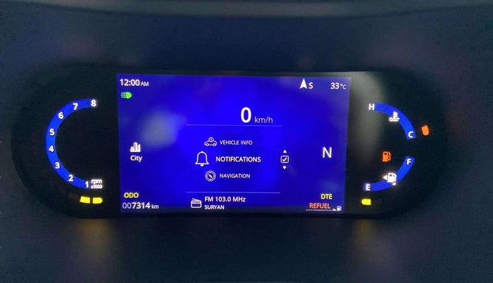 2023 Tata NEXON CREATIVE+ AMT 1.2 PETROL, Petrol, Automatic, 7,294 km, Odometer Image