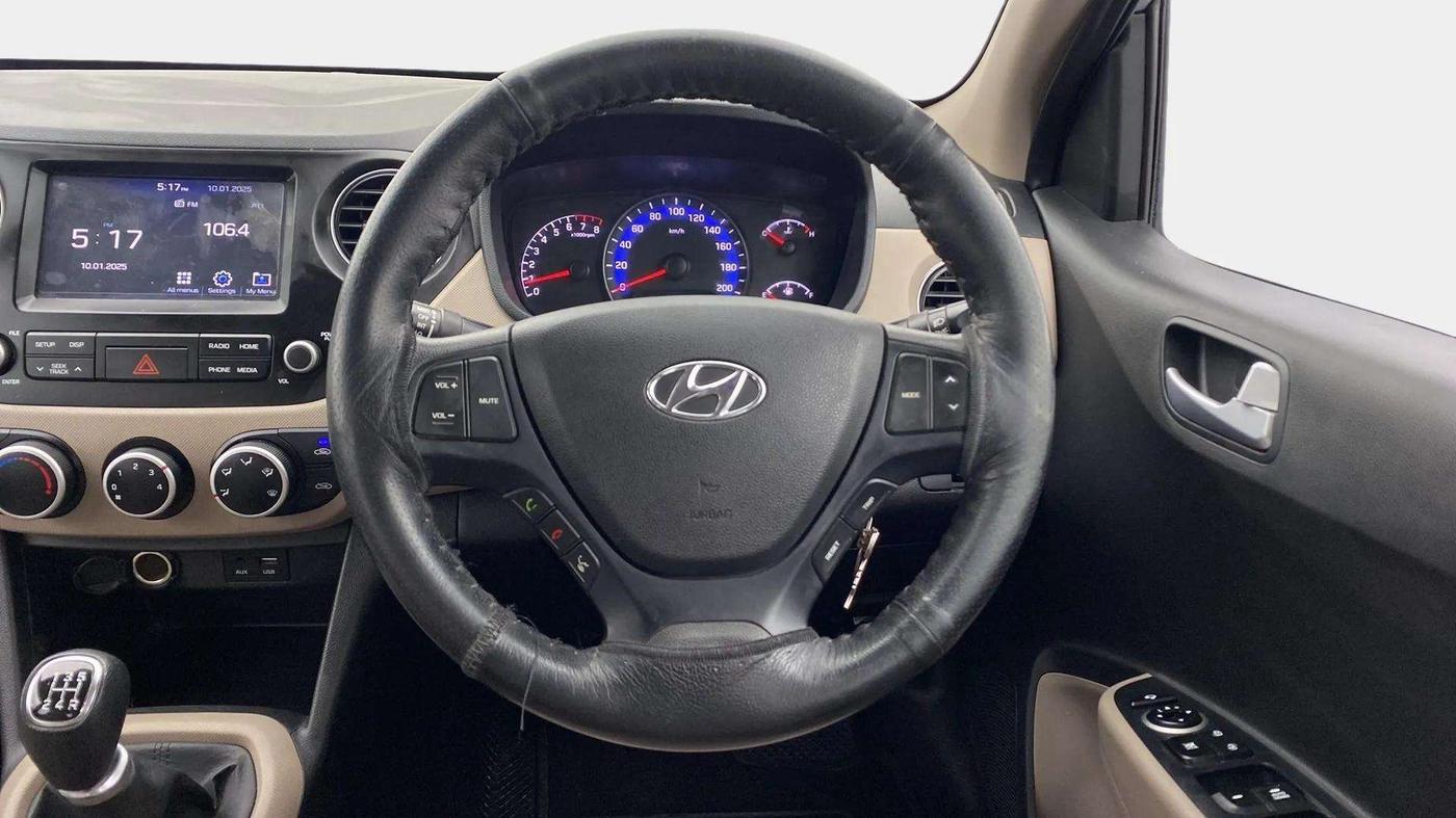 2020 Hyundai Grand i10 SPORTZ 1.2 KAPPA VTVT, Petrol, Manual, 34,838 km, Steering Wheel Close Up