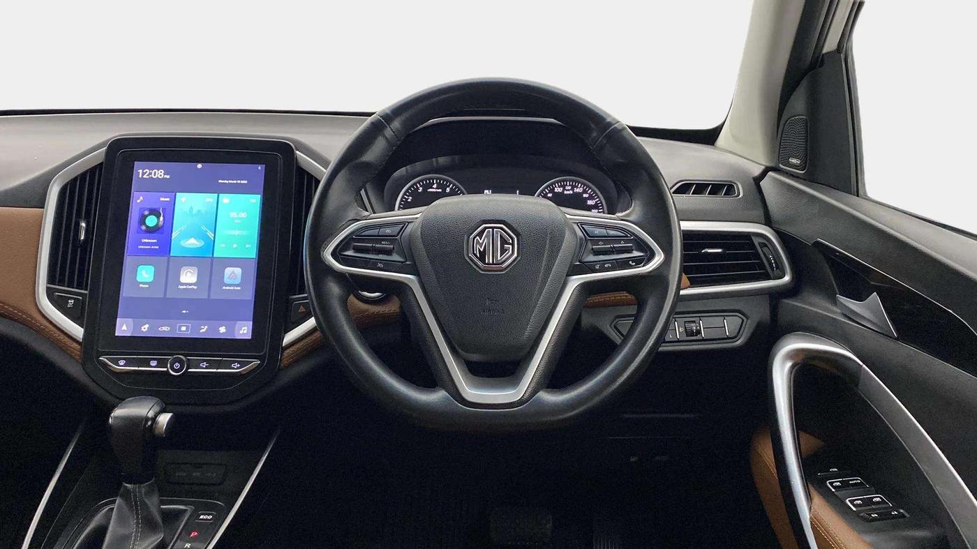 2021 MG HECTOR SHINE 1.5 PETROL TURBO CVT, Petrol, Automatic, 19,638 km, Steering Wheel Close Up