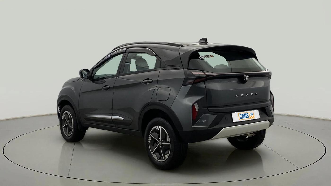 2024 Tata NEXON CREATIVE  AMT 1.2 PETROL, Petrol, Automatic, 11,265 km, Left Back Diagonal