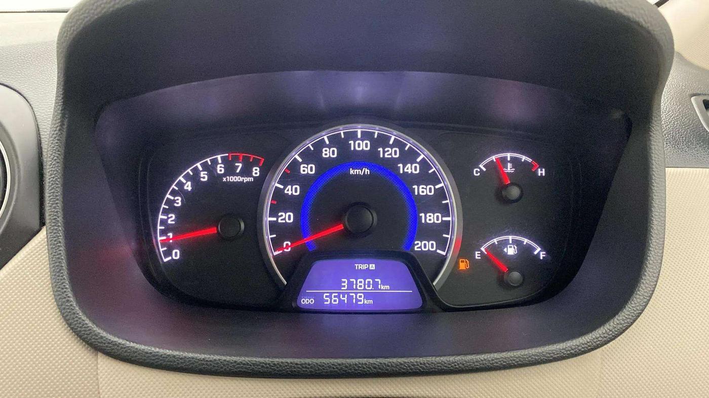 2017 Hyundai Grand i10 SPORTZ (O) 1.2 KAPPA VTVT, Petrol, Manual, 56,500 km, Odometer Image