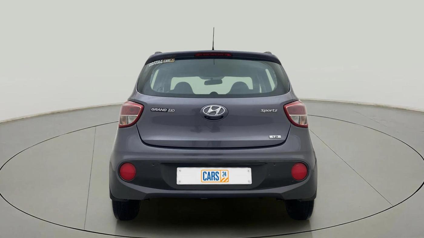 2017 Hyundai Grand i10 SPORTZ (O) 1.2 KAPPA VTVT, Petrol, Manual, 56,500 km, Back/Rear