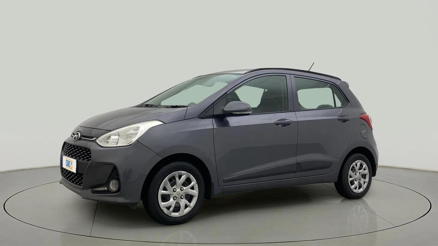 2017 Hyundai Grand i10 SPORTZ (O) 1.2 KAPPA VTVT, Petrol, Manual, 56,500 km, Left Front Diagonal