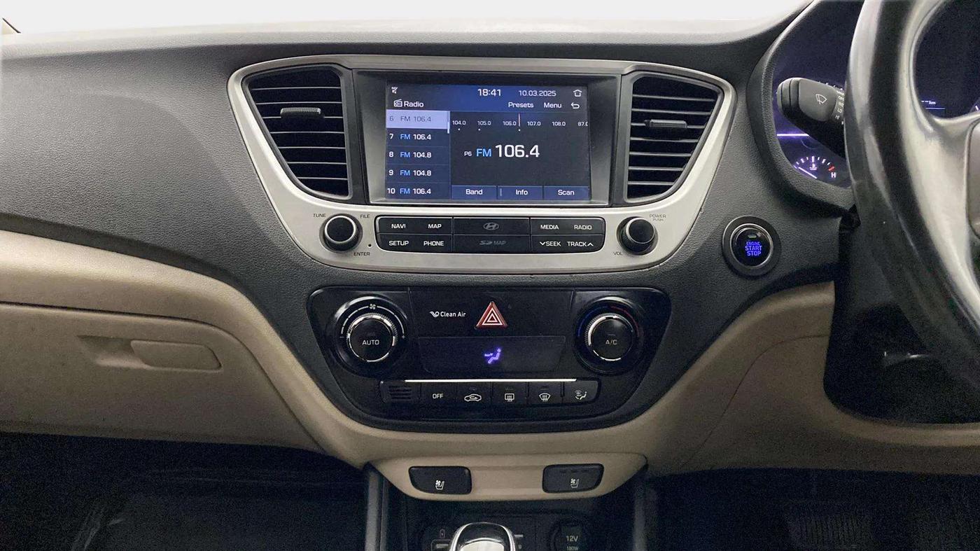 2017 Hyundai Verna 1.6 VTVT SX (O) AT, Petrol, Automatic, 79,146 km, Air Conditioner