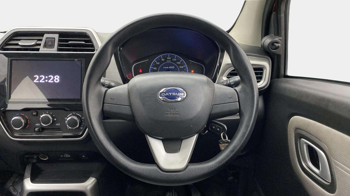 2020 Datsun Redi Go T(O) 1.0 AMT, Petrol, Automatic, 12,695 km, Steering Wheel Close Up