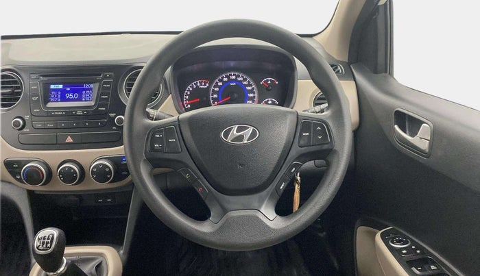 2015 Hyundai Grand i10 SPORTZ 1.2 KAPPA VTVT, Petrol, Manual, 22,893 km, Steering Wheel Close Up