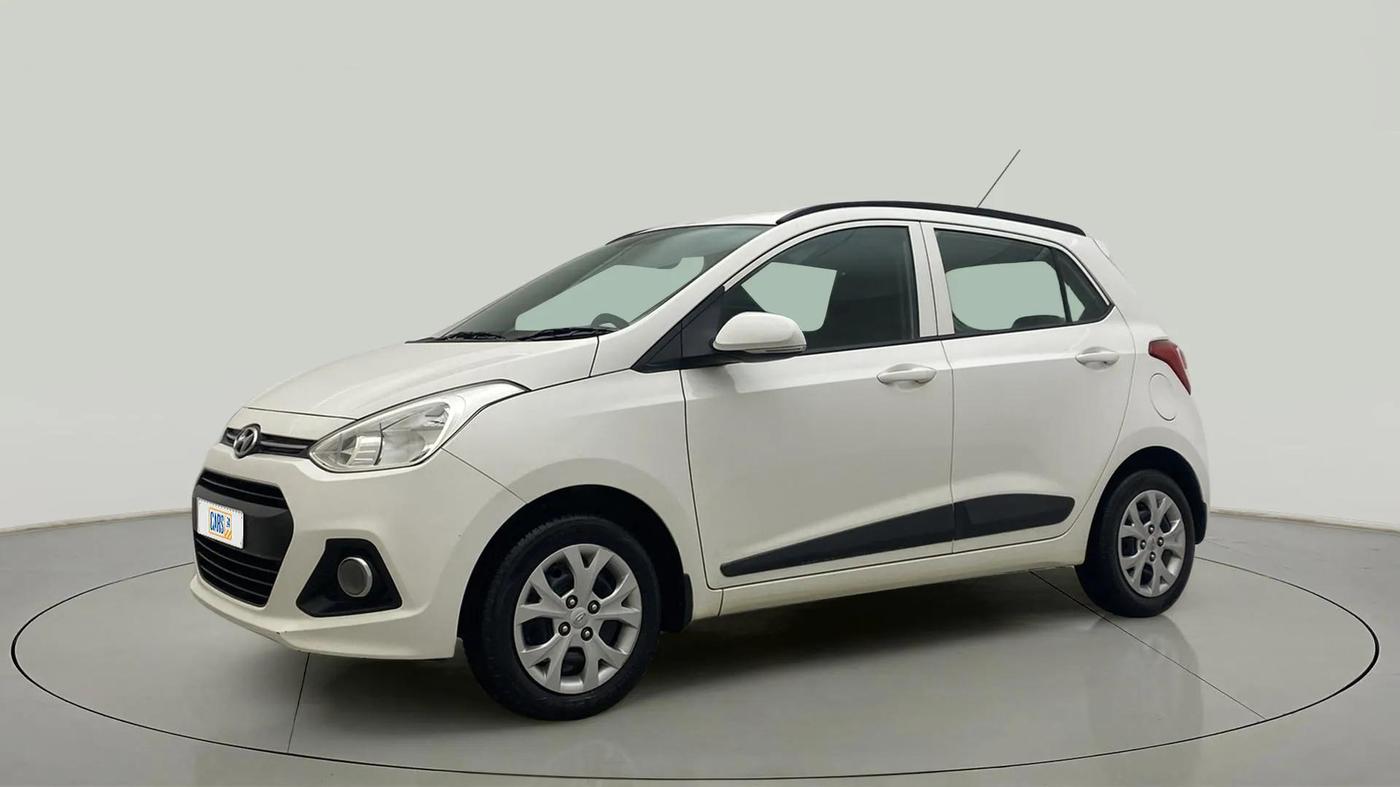 2015 Hyundai Grand i10 SPORTZ 1.2 KAPPA VTVT, Petrol, Manual, 22,893 km, Left Front Diagonal