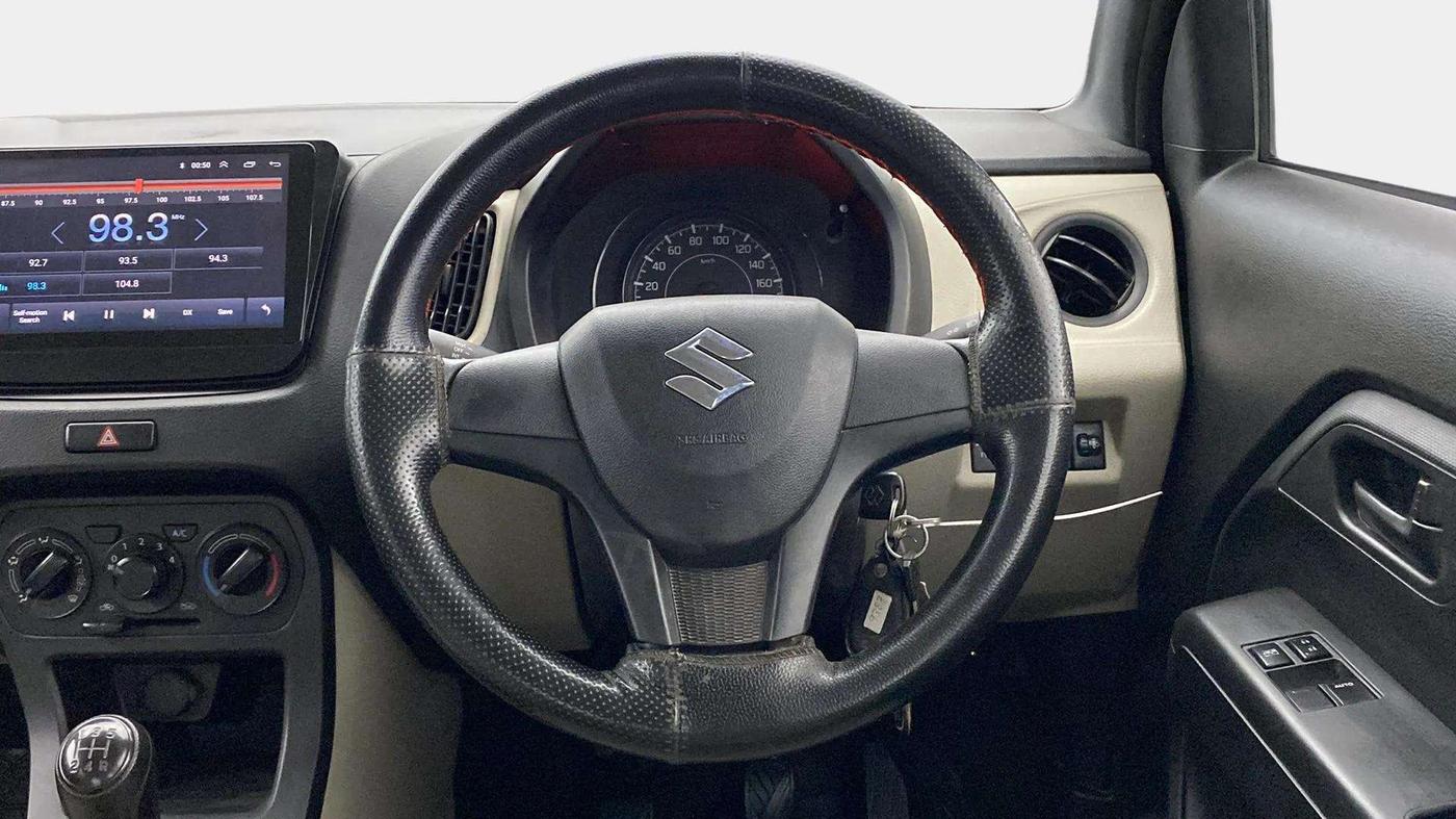 2019 Maruti New Wagon-R LXI CNG (O) 1.0, CNG, Manual, 89,609 km, Steering Wheel Close Up
