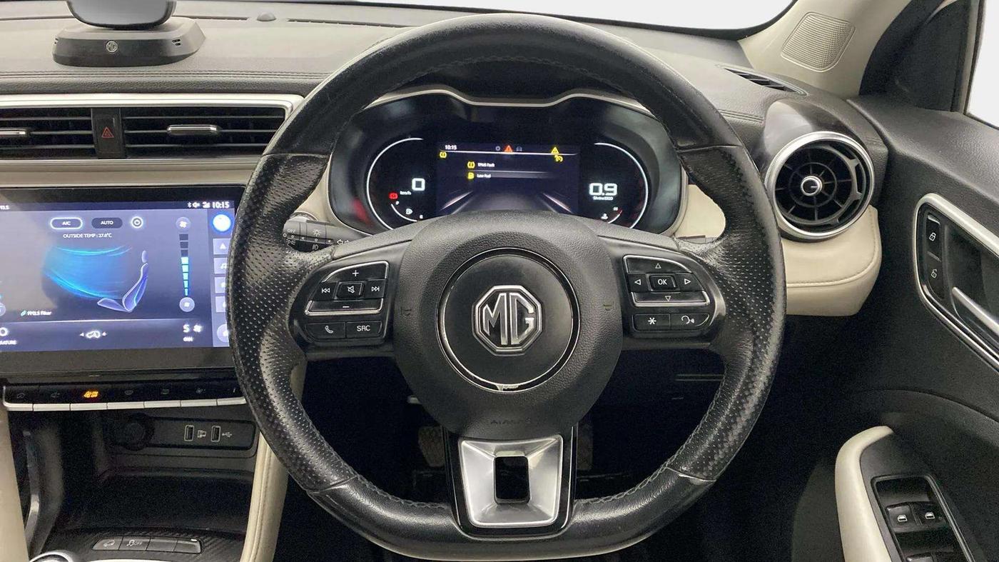 2022 MG ASTOR SMART 1.5 MT, Petrol, Manual, 55,929 km, Steering Wheel Close Up