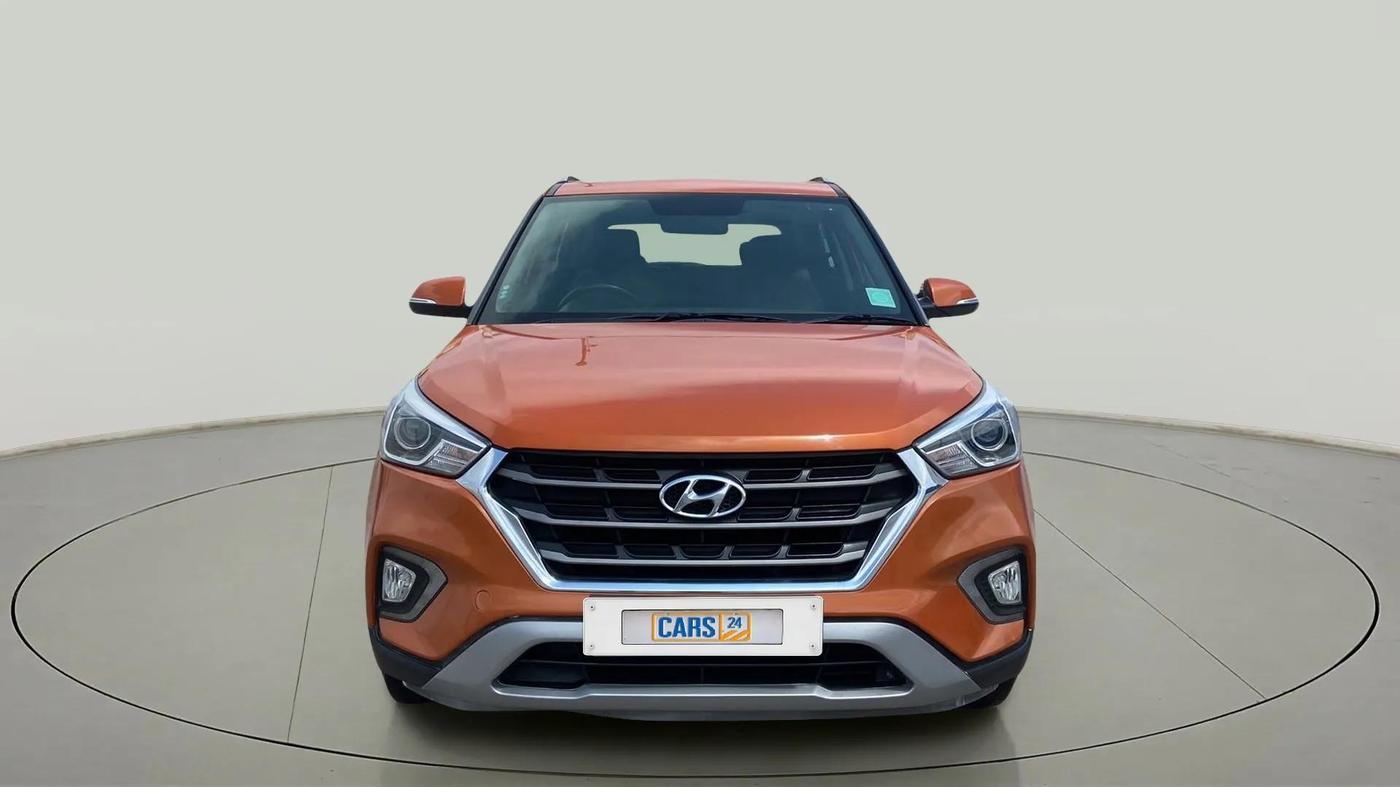 2019 Hyundai Creta SX AT 1.6 PETROL, Petrol, Automatic, 25,712 km, Front
