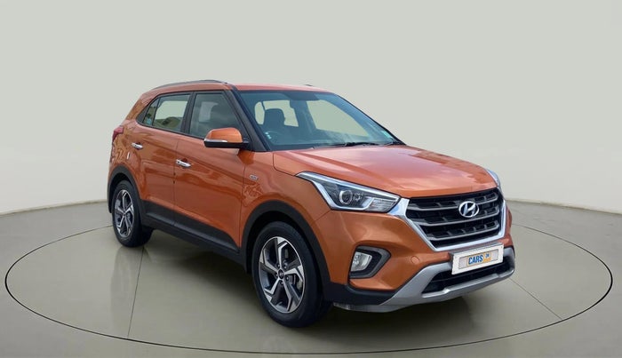 2019 Hyundai Creta SX AT 1.6 PETROL, Petrol, Automatic, 25,624 km, Right Front Diagonal