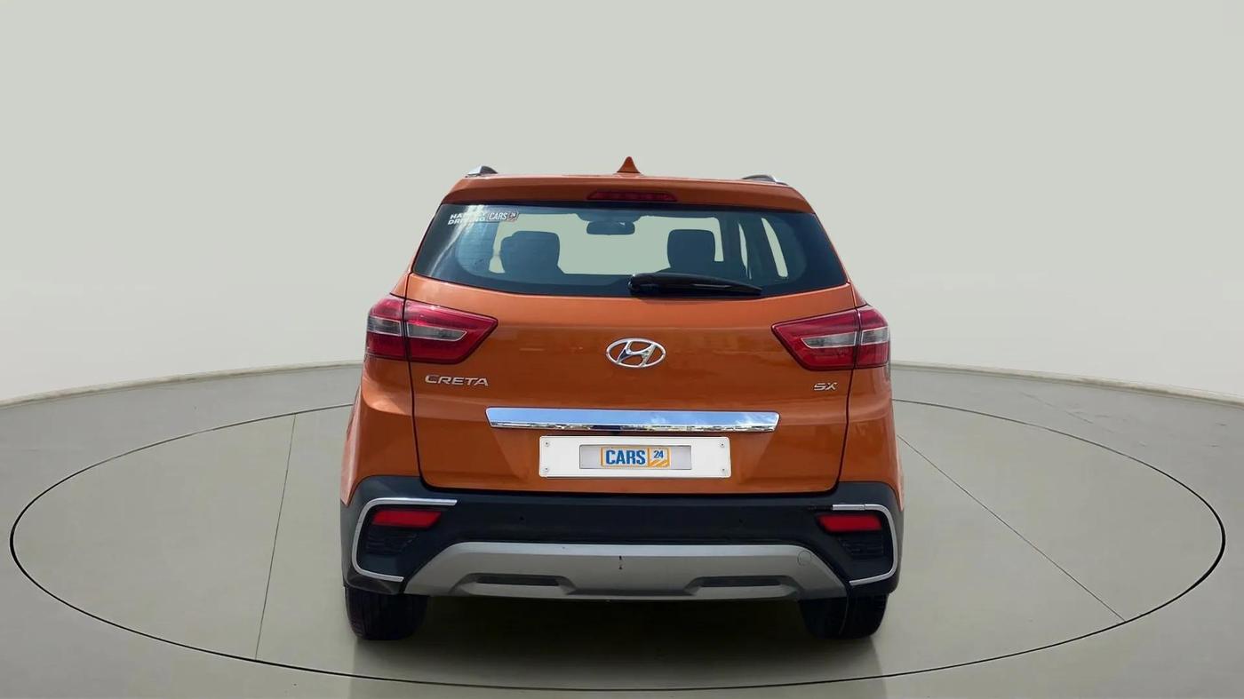 2019 Hyundai Creta SX AT 1.6 PETROL, Petrol, Automatic, 25,712 km, Back/Rear