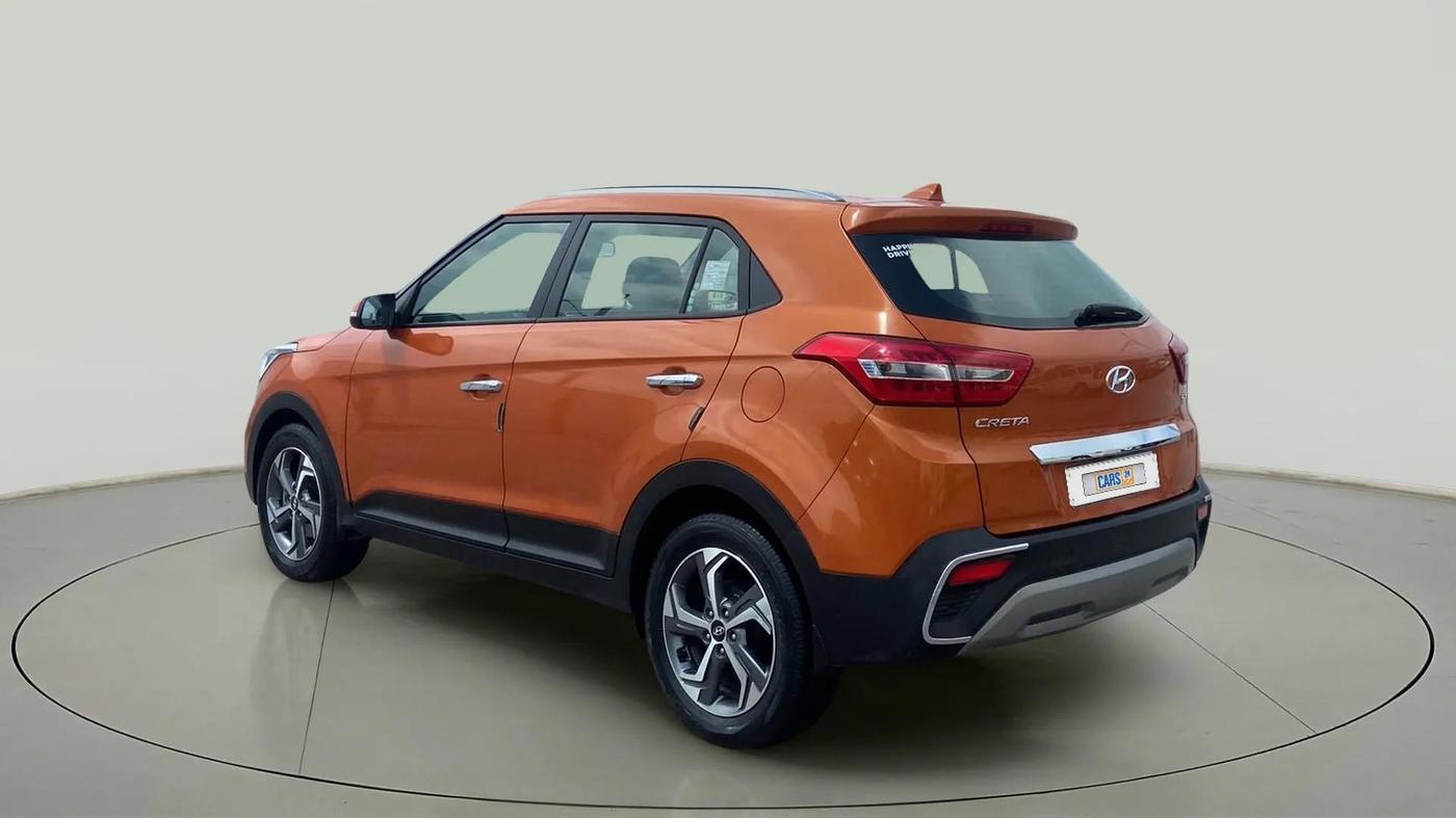 2019 Hyundai Creta SX AT 1.6 PETROL, Petrol, Automatic, 25,712 km, Left Back Diagonal