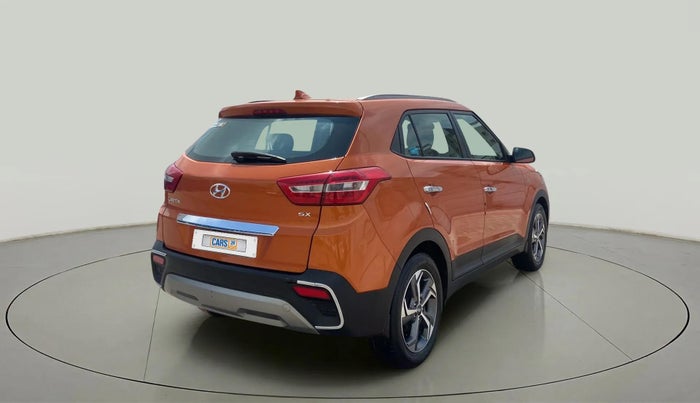 2019 Hyundai Creta SX AT 1.6 PETROL, Petrol, Automatic, 25,624 km, Right Back Diagonal