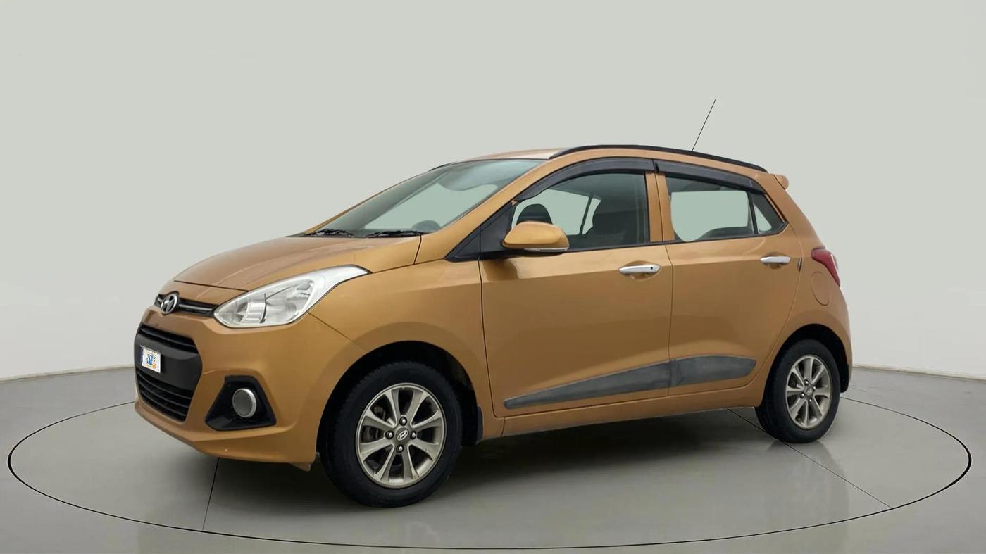 2015 Hyundai Grand i10 ASTA (O) 1.2 KAPPA VTVT, Petrol, Manual, 37,698 km, Left Front Diagonal