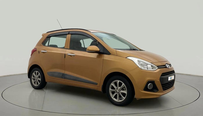 2015 Hyundai Grand i10 ASTA (O) 1.2 KAPPA VTVT, Petrol, Manual, 37,665 km, Right Front Diagonal