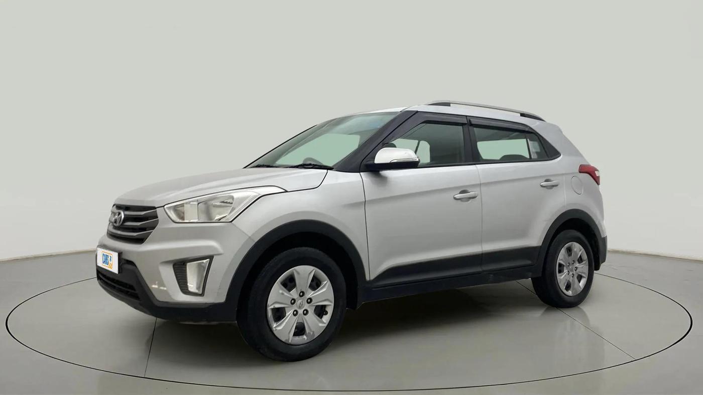 2017 Hyundai Creta E PLUS 1.6 PETROL, Petrol, Manual, 84,545 km, Left Front Diagonal