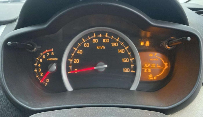 2019 Maruti Celerio VXI (O) CNG, CNG, Manual, 62,094 km, Odometer Image