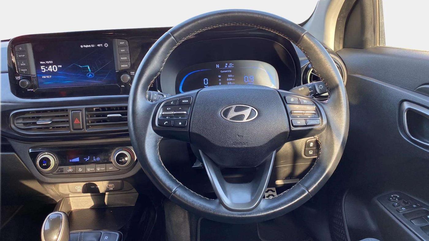 2023 Hyundai EXTER SX(O) CONNECT 1.2 AMT, Petrol, Automatic, 9,510 km, Steering Wheel Close Up