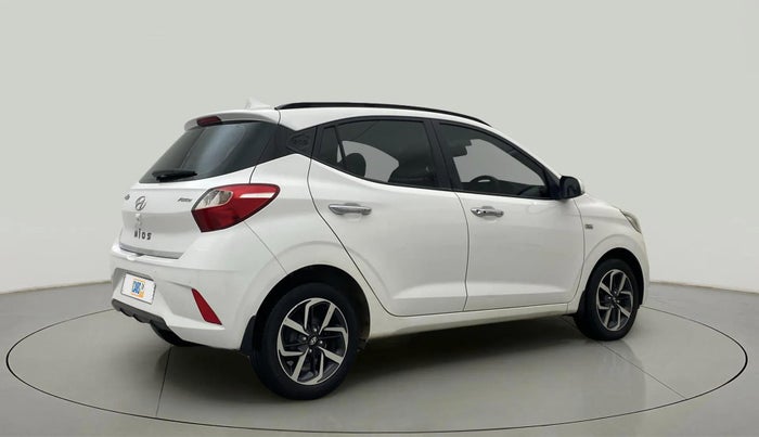 2021 Hyundai GRAND I10 NIOS ASTA AMT 1.2 KAPPA VTVT, Petrol, Automatic, 27,267 km, Right Back Diagonal