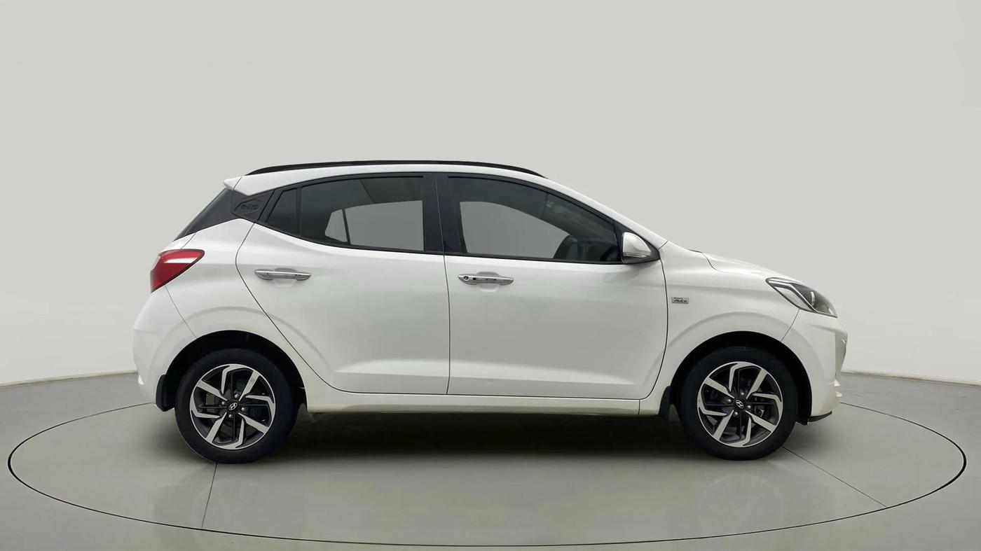 2021 Hyundai GRAND I10 NIOS ASTA AMT 1.2 KAPPA VTVT, Petrol, Automatic, 27,410 km, Right Side View