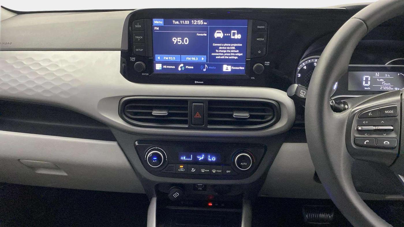 2021 Hyundai GRAND I10 NIOS ASTA AMT 1.2 KAPPA VTVT, Petrol, Automatic, 27,410 km, Air Conditioner