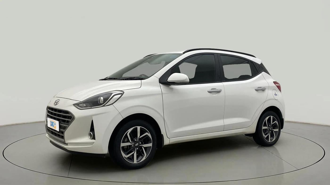 2021 Hyundai GRAND I10 NIOS ASTA AMT 1.2 KAPPA VTVT, Petrol, Automatic, 27,410 km, Left Front Diagonal