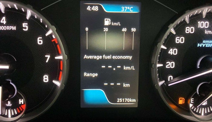 2022 Maruti BREZZA ZXI + SMART HYBRID, Petrol, Manual, 25,152 km, Odometer Image