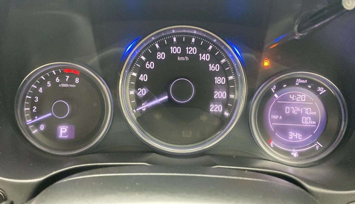 2017 Honda City 1.5L I-VTE V CVT, Petrol, Automatic, 72,439 km, Odometer Image