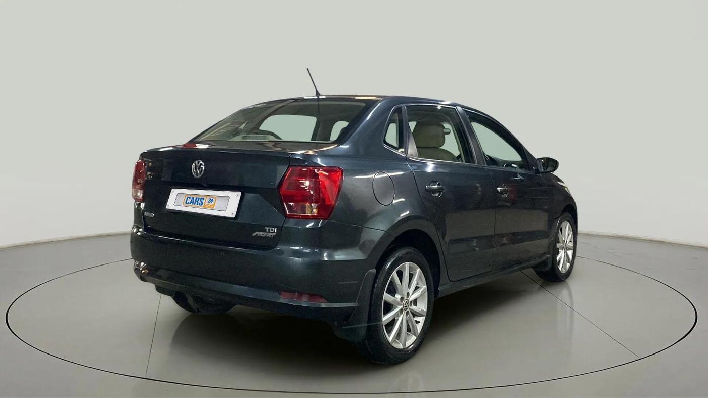 2018 Volkswagen Ameo HIGHLINE PLUS 1.5L 16 ALLOY, Diesel, Manual, 68,563 km, Right Back Diagonal