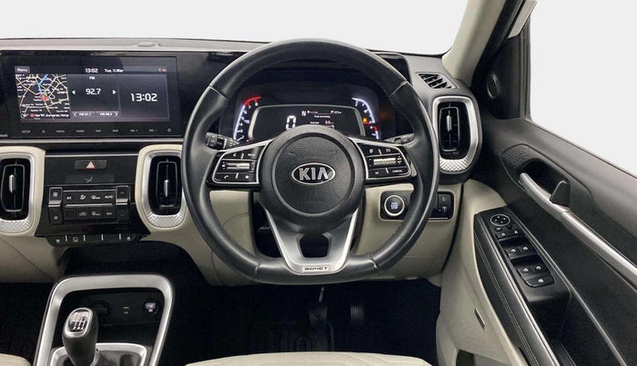 2021 KIA SONET HTX PLUS 1.0 IMT, Petrol, Manual, 36,092 km, Steering Wheel Close Up