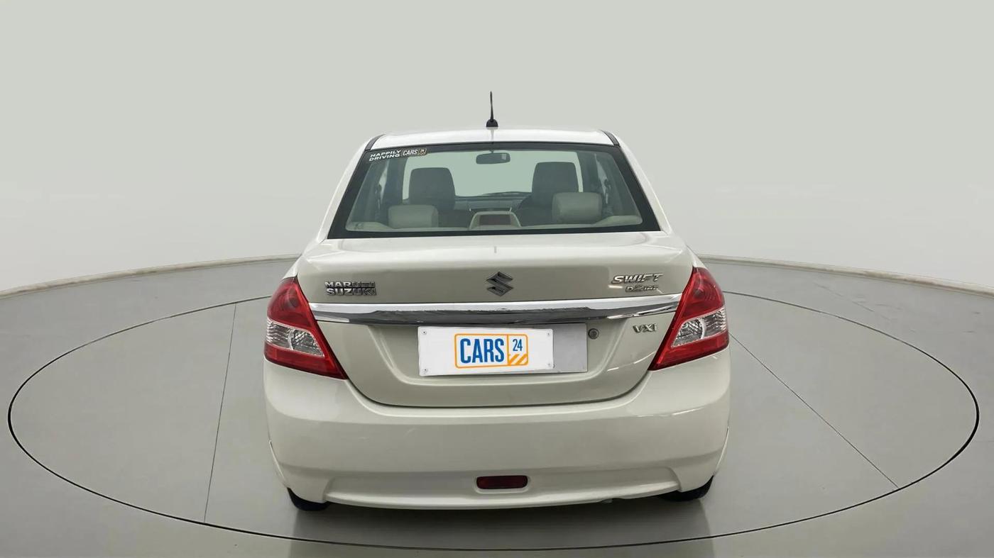 2013 Maruti Swift Dzire VXI, Petrol, Manual, 65,005 km, Back/Rear