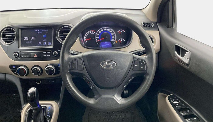 2017 Hyundai Grand i10 SPORTZ AT 1.2 KAPPA VTVT, CNG, Automatic, 68,703 km, Steering Wheel Close Up