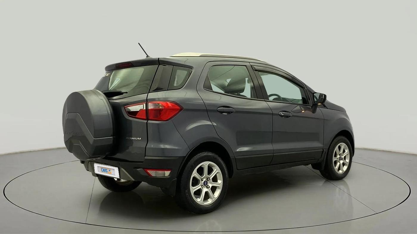 2018 Ford Ecosport TITANIUM + 1.5L PETROL AT, Petrol, Automatic, 74,474 km, Right Back Diagonal
