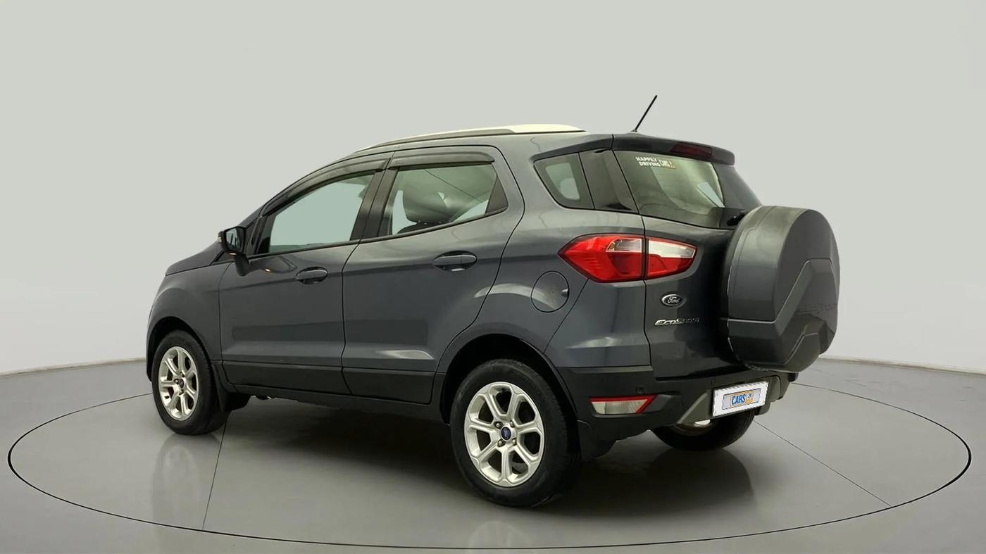 2018 Ford Ecosport TITANIUM + 1.5L PETROL AT, Petrol, Automatic, 74,474 km, Left Back Diagonal