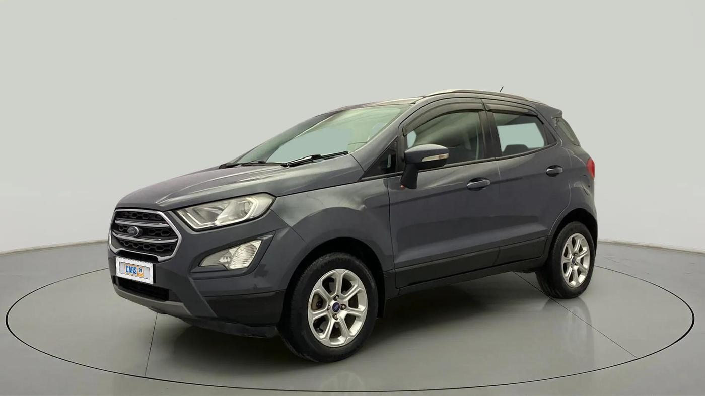 2018 Ford Ecosport TITANIUM + 1.5L PETROL AT, Petrol, Automatic, 74,474 km, Left Front Diagonal