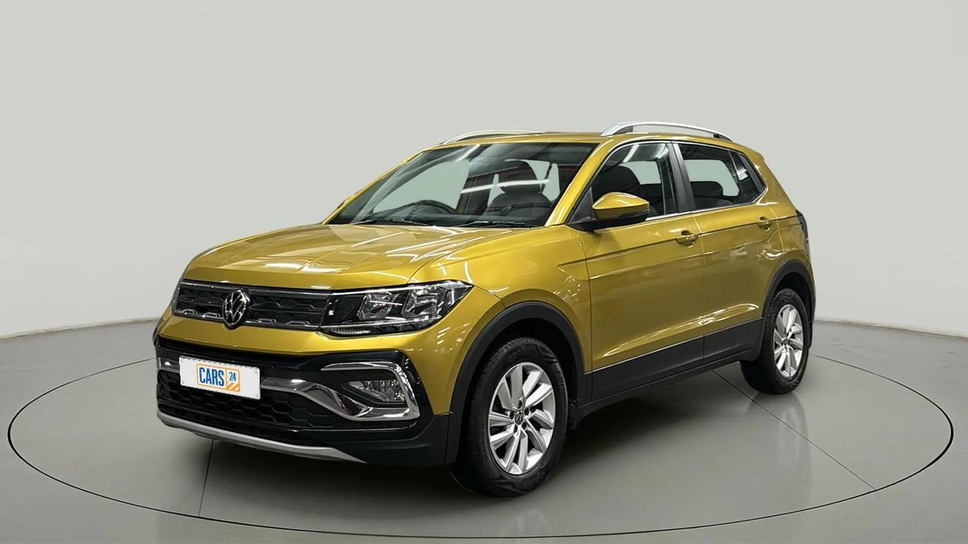2022 Volkswagen TAIGUN HIGHLINE 1.0 TSI AT, Petrol, Automatic, 54,121 km, Left Front Diagonal