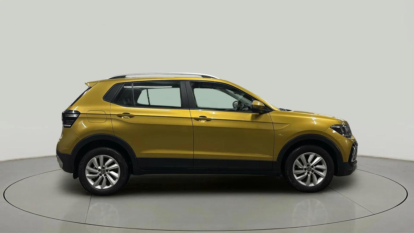 2022 Volkswagen TAIGUN HIGHLINE 1.0 TSI AT, Petrol, Automatic, 54,121 km, Right Side View