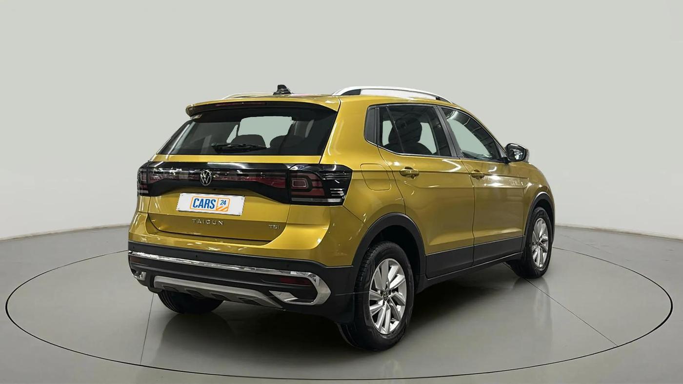 2022 Volkswagen TAIGUN HIGHLINE 1.0 TSI AT, Petrol, Automatic, 54,121 km, Right Back Diagonal