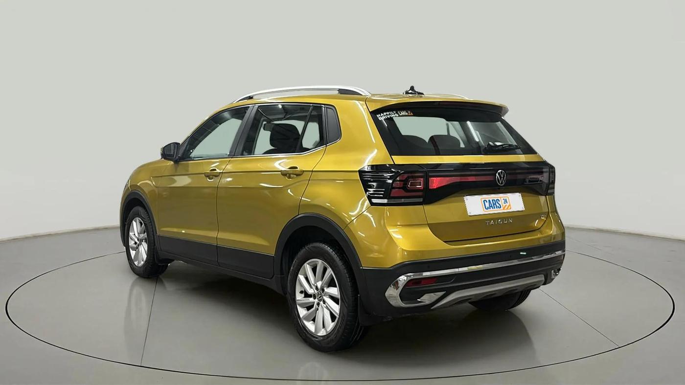 2022 Volkswagen TAIGUN HIGHLINE 1.0 TSI AT, Petrol, Automatic, 54,121 km, Left Back Diagonal